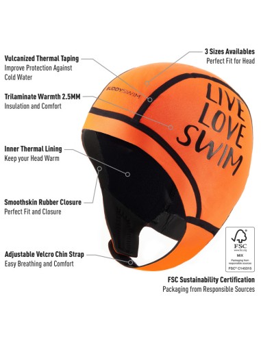 Buddyswim Gorro Neopreno Trilaminate... Buddyswim Gorro Neopreno Trilaminate...