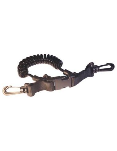 Cordón extensible con mosquetón Cordón extensible con mosquetón