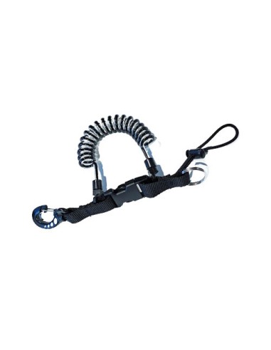 Cordón extensible con mosquetón Cordón extensible con mosquetón
