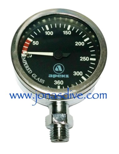 Apeks pressure gauge