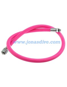 Miflex, latiguillo Rosa para regulador (3/8")