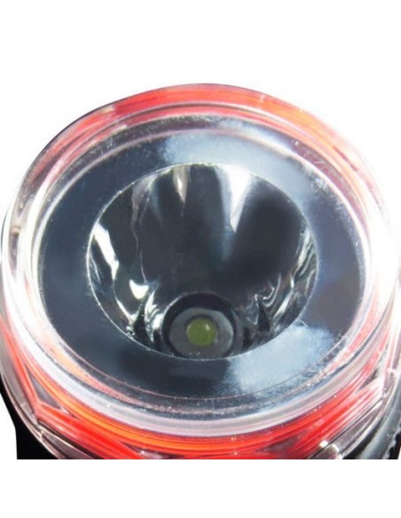 Handy strobe with back up LED