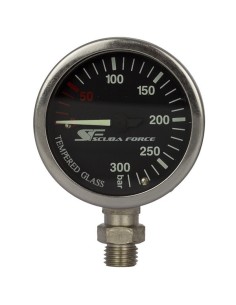 Manometro Scuba Force 300Bar Negro