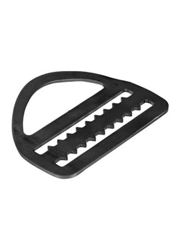 Triglide with Sawtooth Bar and fixed D-Ring