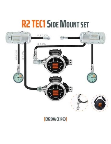 Tecline Conjunto Sidemount R2 TEC1 Tecline Conjunto Sidemount R2 TEC1