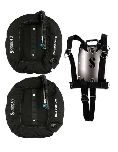 Scubapro S-Tek PURE Bibotella 40-60 lb Scubapro S-Tek PURE Bibotella 40-60 lb