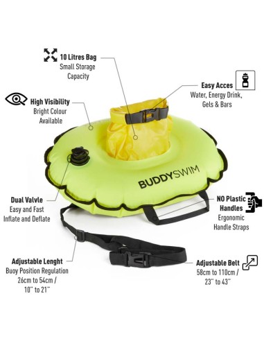 BuddySwim Hydrastation Yellow Buoy BuddySwim Hydrastation Yellow Buoy